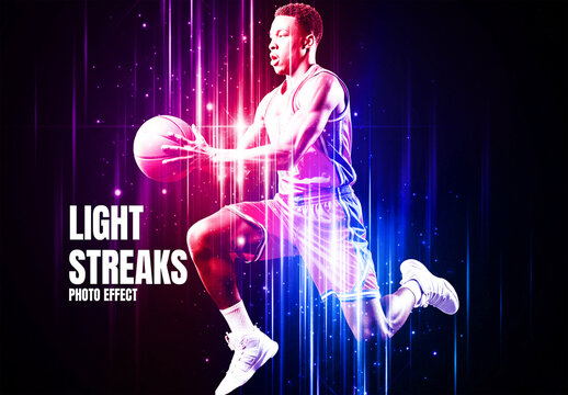 Light Streaks Photo Effect