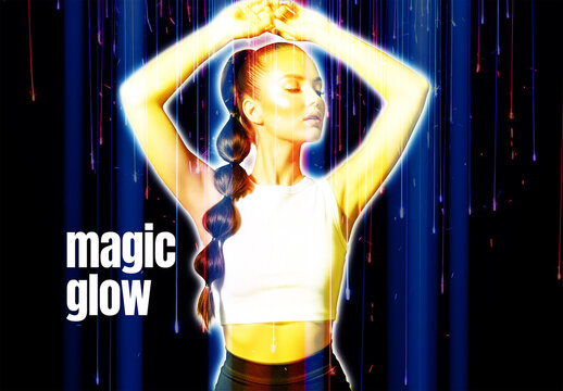 Magic Glow Photo Effect