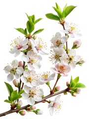 Obraz premium Branch with white flowers