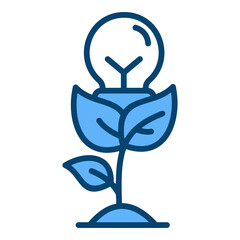 Eco Light Single Icon Vector Collection 