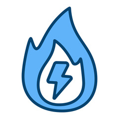 Fire Single Icon Vector Collection 