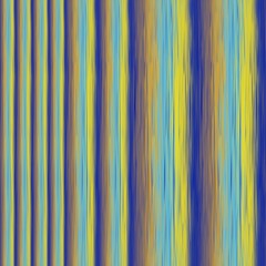 Obraz premium Modern Ikat Skyflare: Vertical Brushstroke Texture in Blue, Yellow, and Orange with Soft Transitions
