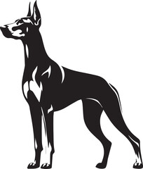 Dobermann Dog Vector