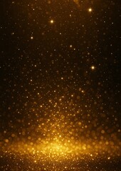Obraz premium Golden sparkling festive background