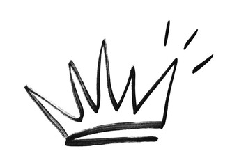 Majestic golden crown symbolizing royalty power authority and luxury on a simple background...