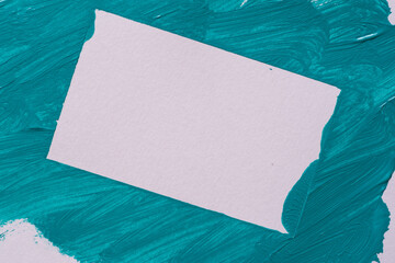 緑色の絵具で塗った背景	