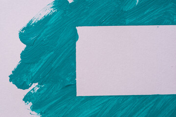 緑色の絵具で塗った背景	