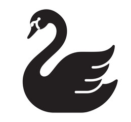 silhouette, black vector icon style, simple shape, clean