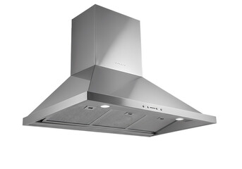 Modern stainless steel kitchen range hood design