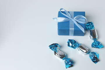 Hanukkah Jewish holiday toys isolated on white background
