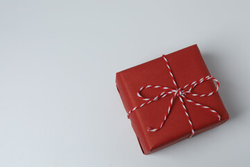 Gift boxes with ribbon, isolated on white background
