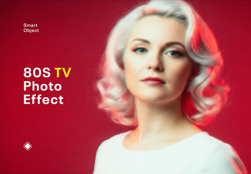 80s Tv Photo Effect