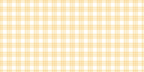 Autumn yellow gingham plaid pattern background. Seamless tartan design with warm pastel yellow lines on white backdrop, perfect for cozy fall fabric, wallpaper, or digital design.