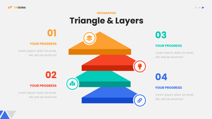 Triangle & Layers Infographic