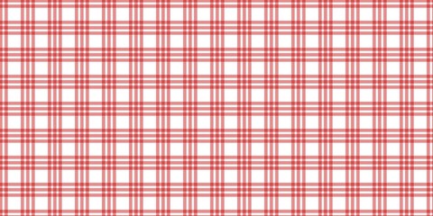 Red gingham plaid pattern background. Seamless checkered tartan design with soft pastel red lines on white backdrop, perfect for fabric, festive decor, or digital autumn projects.
