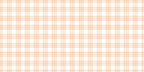 Autumn orange gingham plaid pattern background. Seamless tartan design with warm pastel orange lines on white backdrop, perfect for cozy fall fabric, wallpaper, or digital design.