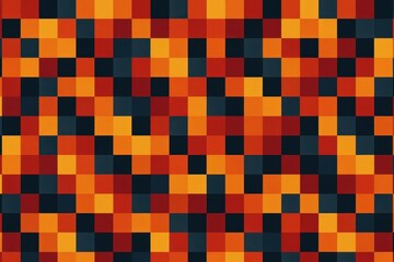 Fototapeta premium Vibrant geometric pixelated pattern