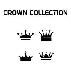 Crown vector collection, crown logo, crown vector design
