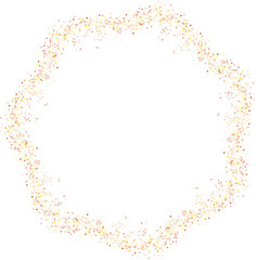 christmas frame with snowflakes