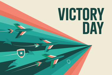 Victory Day Maldives National Vector Illustration