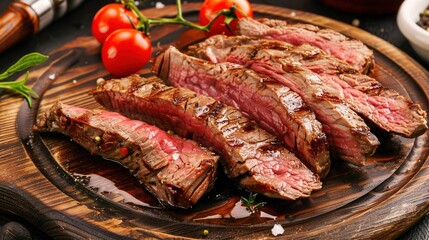 Grilled Steak Collection: Juicy, Perfectly Cooked Steaks with Herbs, Spices, and Various Cuts for Gourmet Dining, BBQ, and Culinary Inspiration