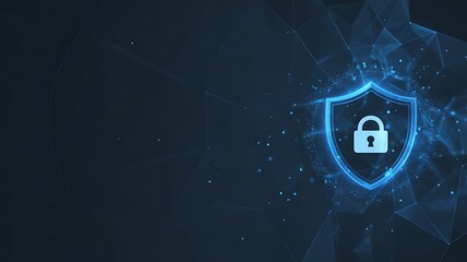 Cybersecurity and information or network protection. Future technology web services for business and internet project. 3D