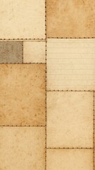Vintage stitched paper texture mobile wallpaper