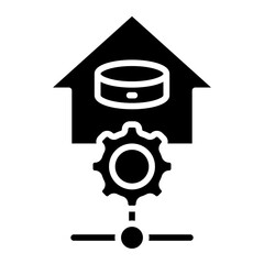 Data warehouse icon