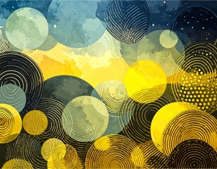 abstract geometric shapes pattern	