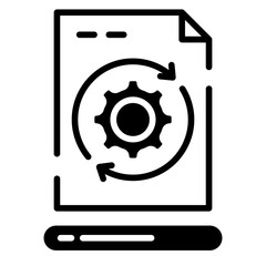 data processing icon