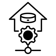 Data warehouse icon