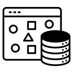 unstructured data icon