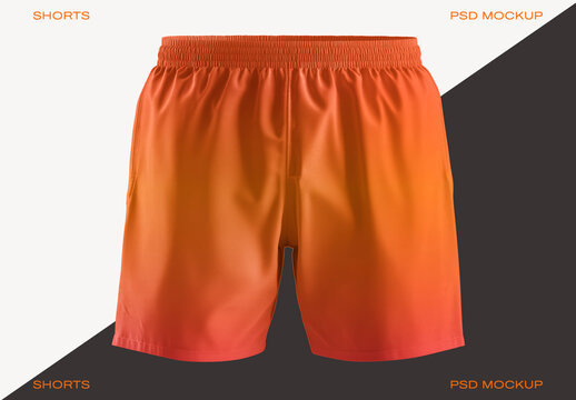 Vibrant Athletic Shorts Mockup Psd