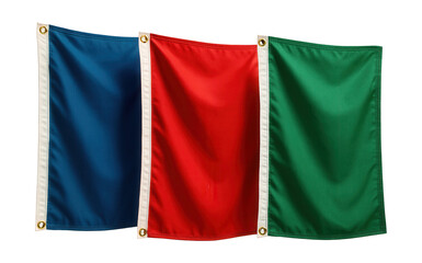 Obraz premium Durable UV-protected nylon flags, ideal for lasting outdoor use in park pavilions.