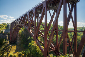 Letchworth State Park New York, with Waterfalls and Cliffs