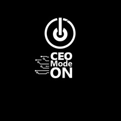 Ceo mode on power button graphic