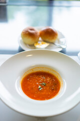 前菜のスープ_ガスパチョ