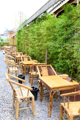 中国の重慶にある十八梯のとても美しい古い街並み風景A very beautiful view of the old townscape in Chongqing, China