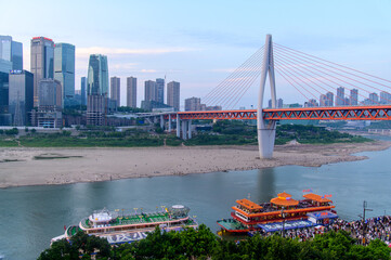 中国の重慶のとても美しい風景The very beautiful scenery of Chongqing, China