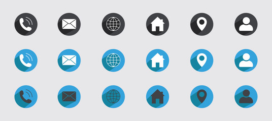 &ldquo;Business & Communication Icon Set &ndash; Flat, Geometric, Minimalist Vector Icons&rdquo;