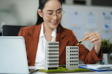 Home Insurance and Real estate investment concept, new client after signing agreement contract with approved property application form.