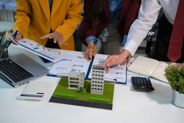 Home Insurance and Real estate investment concept, new client after signing agreement contract with approved property application form.