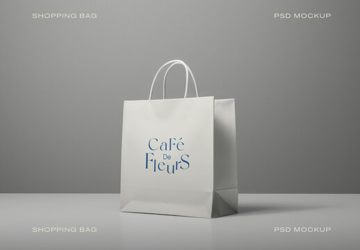 Elegant Shopping Bag Mockup Psd