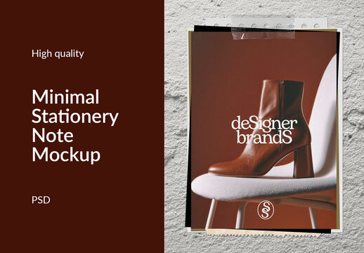 Elegant Stationery Mockup Design Psd