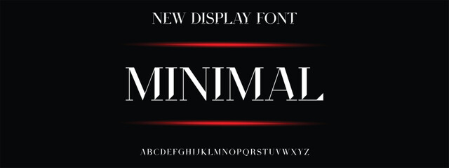 Elegant Font Uppercase Lowercase Number And Ampersand. Classic Lettering Minimal Fashion Designs. Typography modern serif fonts regular decorative vintage concept. vector illustration 