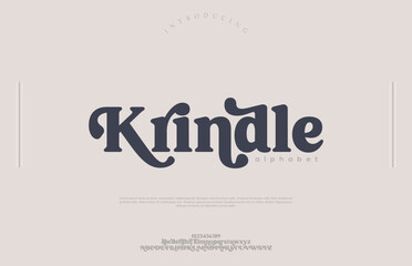 Typography beauty fashion elegant minimalist serif italic fonts decorative wedding vintage retro logos. Minimal luxury font alphabet logo. Vector illustration