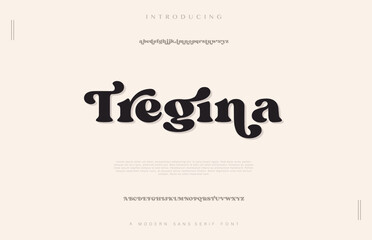 Elegant font alphabet logo. Typography Beauty fashion luxury classic letters serif fonts decorative wedding vintage retro logos. vector illustration