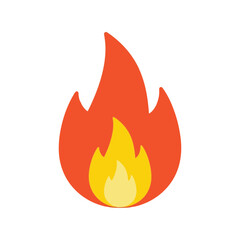 Vibrant abstract flame icon for digital concepts and energy themes vector