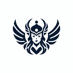 Valkyrie Goddess Logo