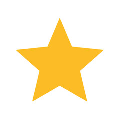 Golden star icon symbol award success achievement excellence best rating top quality graphic design element vector